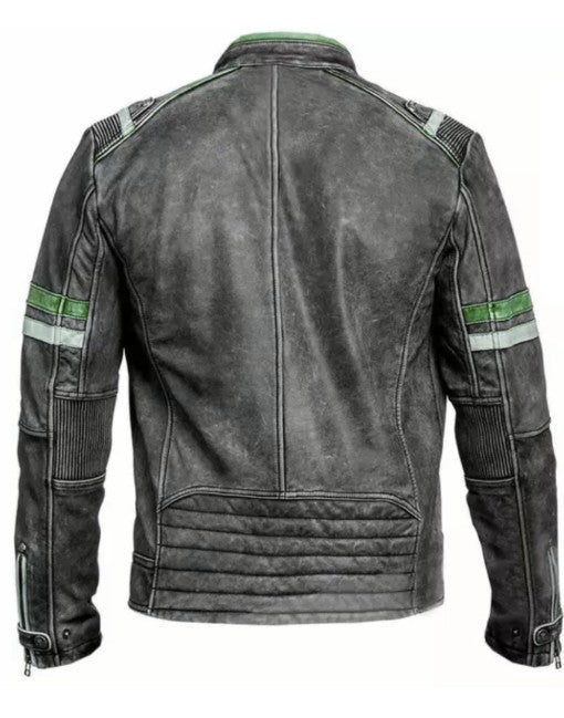 Men’s Desert Vintage Racer Leather Jacket