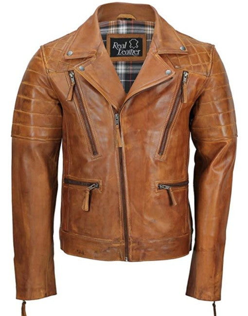 Iconic Hand-Waxed Sheep Leather Jacket
