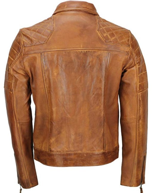 Iconic Hand-Waxed Sheep Leather Jacket