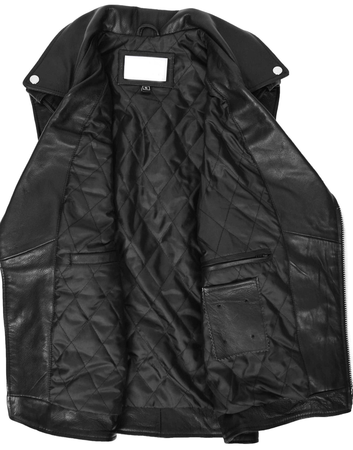 Mens Brando Leather Waistcoat