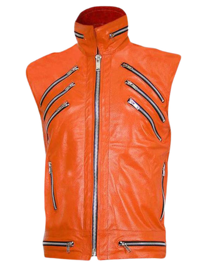Mens Vintage Genuine Leather Vest