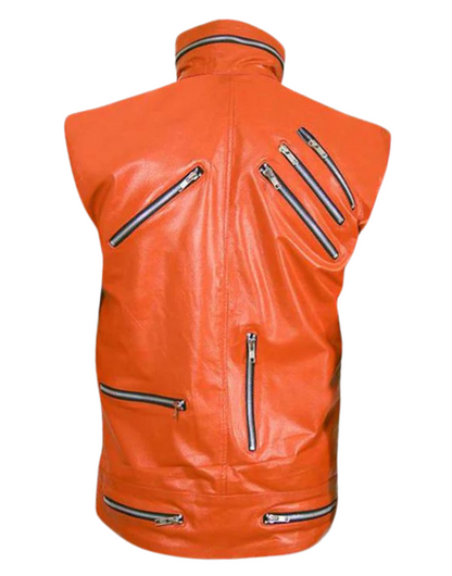 Mens Vintage Genuine Leather Vest
