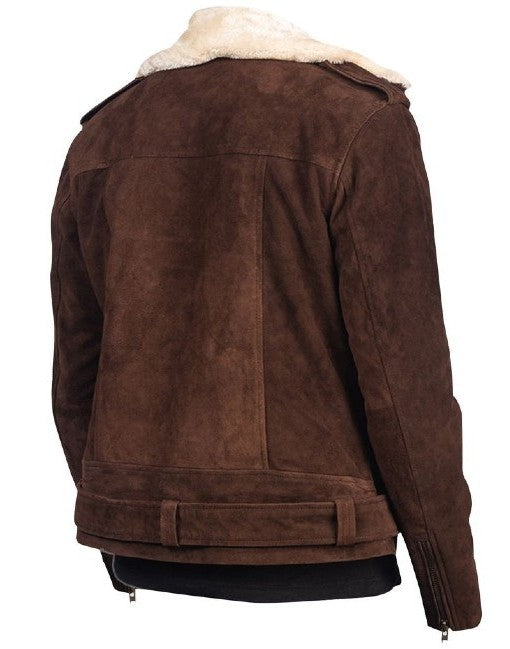 Rusty Perfecto Suede Leather Jacket