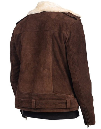 Rusty Perfecto Suede Leather Jacket