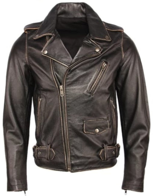 Vintage Rub-Off Brando Leather Jacket