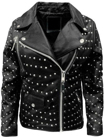 Stylish Studded Leather Jacket