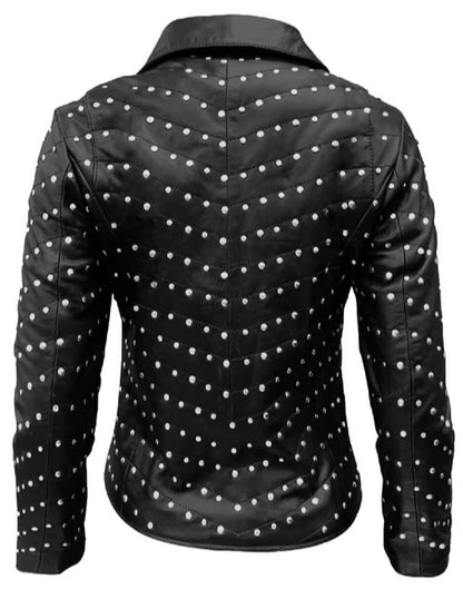 Stylish Studded Leather Jacket