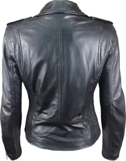 Womens Soft-Touch Leather Jacket