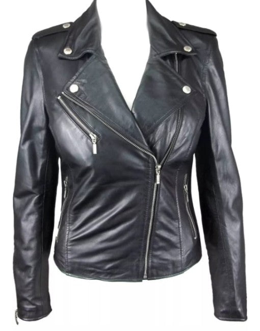 Womens Soft-Touch Leather Jacket