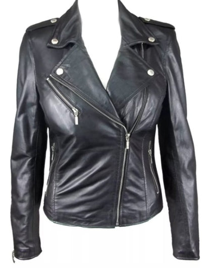 Womens Soft-Touch Leather Jacket