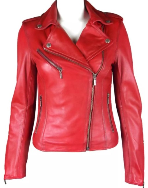 Womens Soft-Touch Leather Jacket