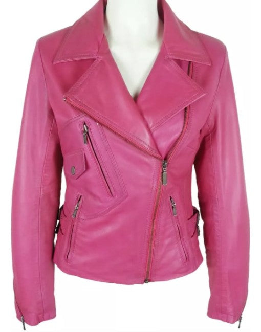 Womens Lambskin Genuine Leather Jacket
