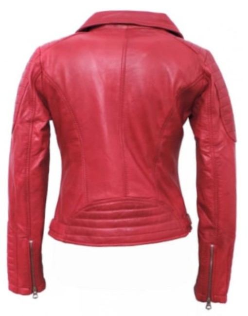 Zaz Womens Classic Leather Jacket