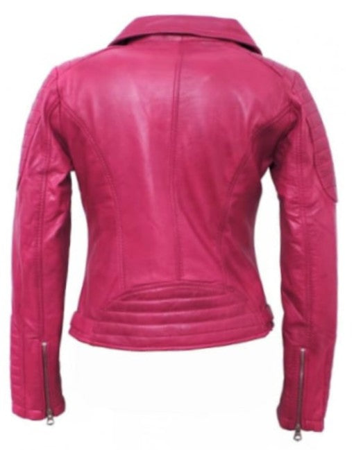 Zaz Womens Classic Leather Jacket