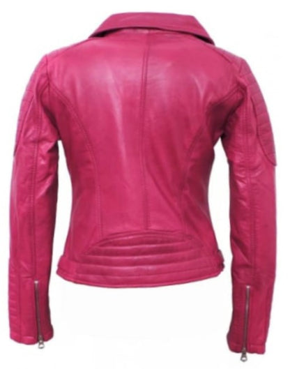Zaz Womens Classic Leather Jacket