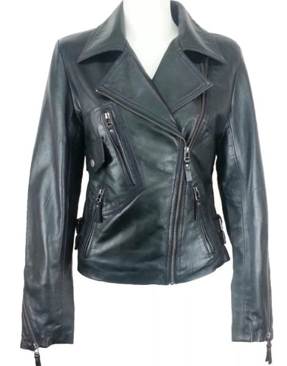 Womens Lambskin Genuine Leather Jacket