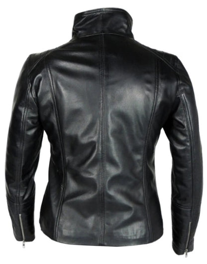 Pinky Classic Womens Leather Jacket