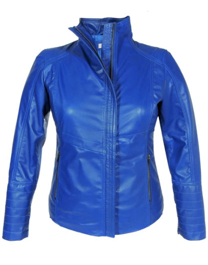 Pinky Classic Womens Leather Jacket