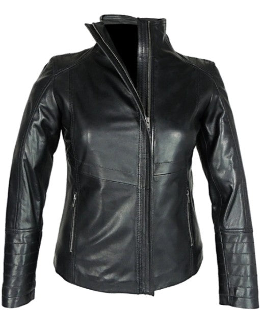 Pinky Classic Womens Leather Jacket
