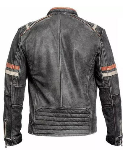 Men’s Desert Vintage Racer Leather Jacket