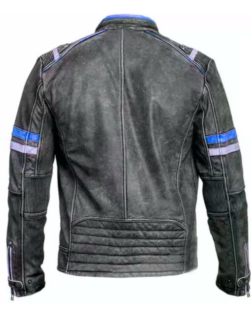 Men’s Desert Vintage Racer Leather Jacket