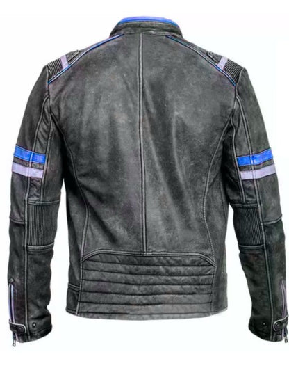 Men’s Desert Vintage Racer Leather Jacket