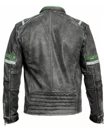 Men’s Desert Vintage Racer Leather Jacket