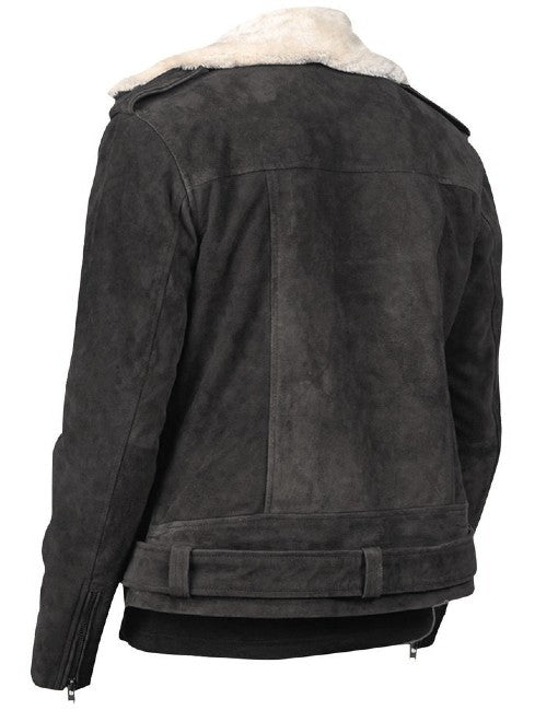 Rusty Perfecto Suede Leather Jacket