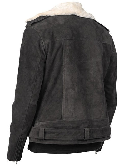 Rusty Perfecto Suede Leather Jacket