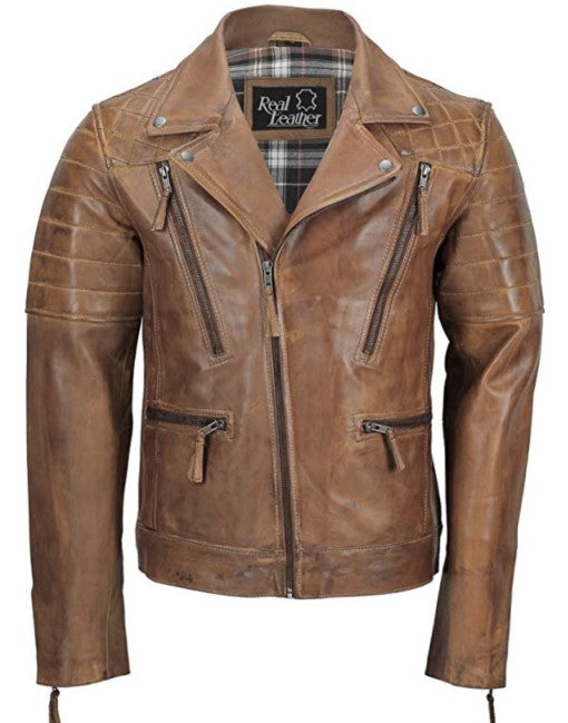 Iconic Hand-Waxed Sheep Leather Jacket
