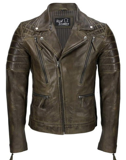 Iconic Hand-Waxed Sheep Leather Jacket
