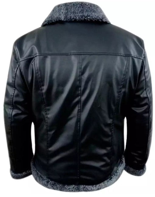 Mens Double Phase Brando Leather Jacket