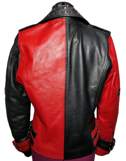 Womens Perfecto Style Vintage Leather Jacket