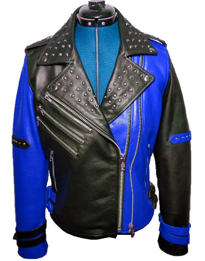 Womens Perfecto Style Vintage Leather Jacket