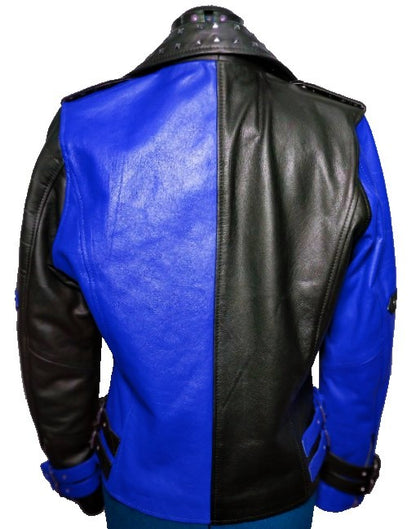 Womens Perfecto Style Vintage Leather Jacket