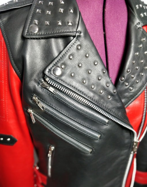 Womens Perfecto Style Vintage Leather Jacket