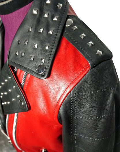 Womens Perfecto Style Vintage Leather Jacket