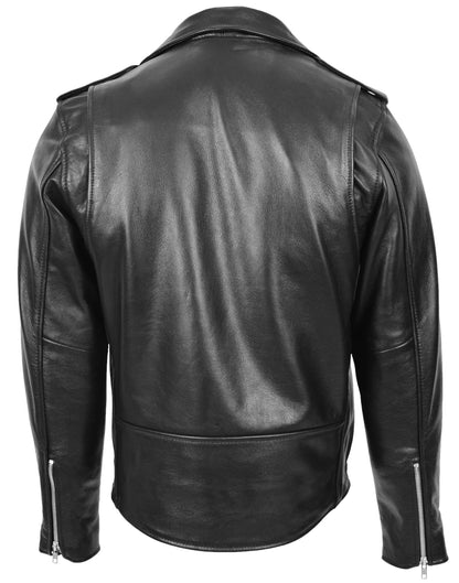 Mens Rockera Cow-Hide Leather Jacket