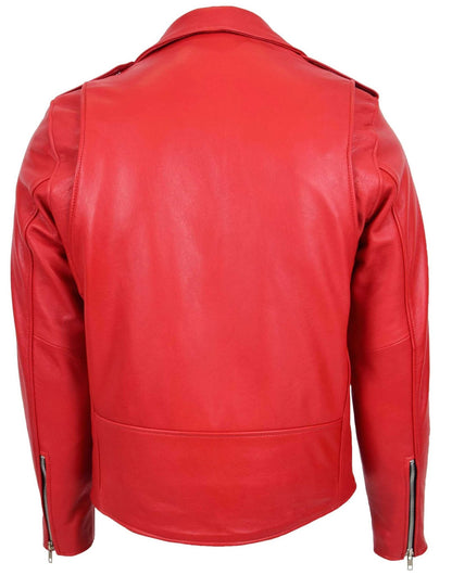 Mens Rockera Cow-Hide Leather Jacket