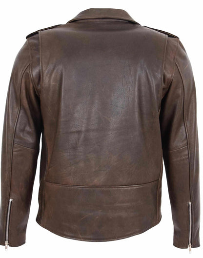 Mens Rockera Cow-Hide Leather Jacket